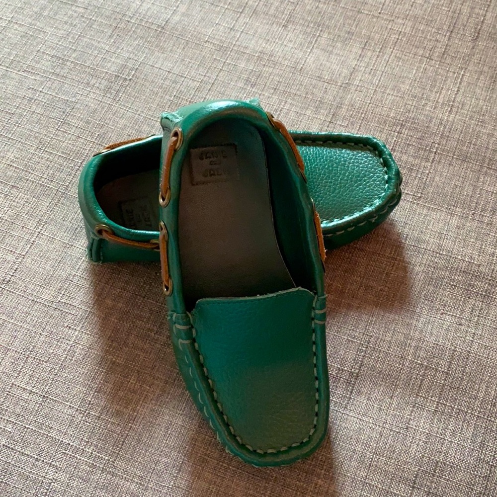 Janie and Jack leather Loafers. Worn inside once.